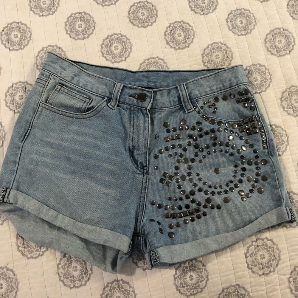 Studded shorts
